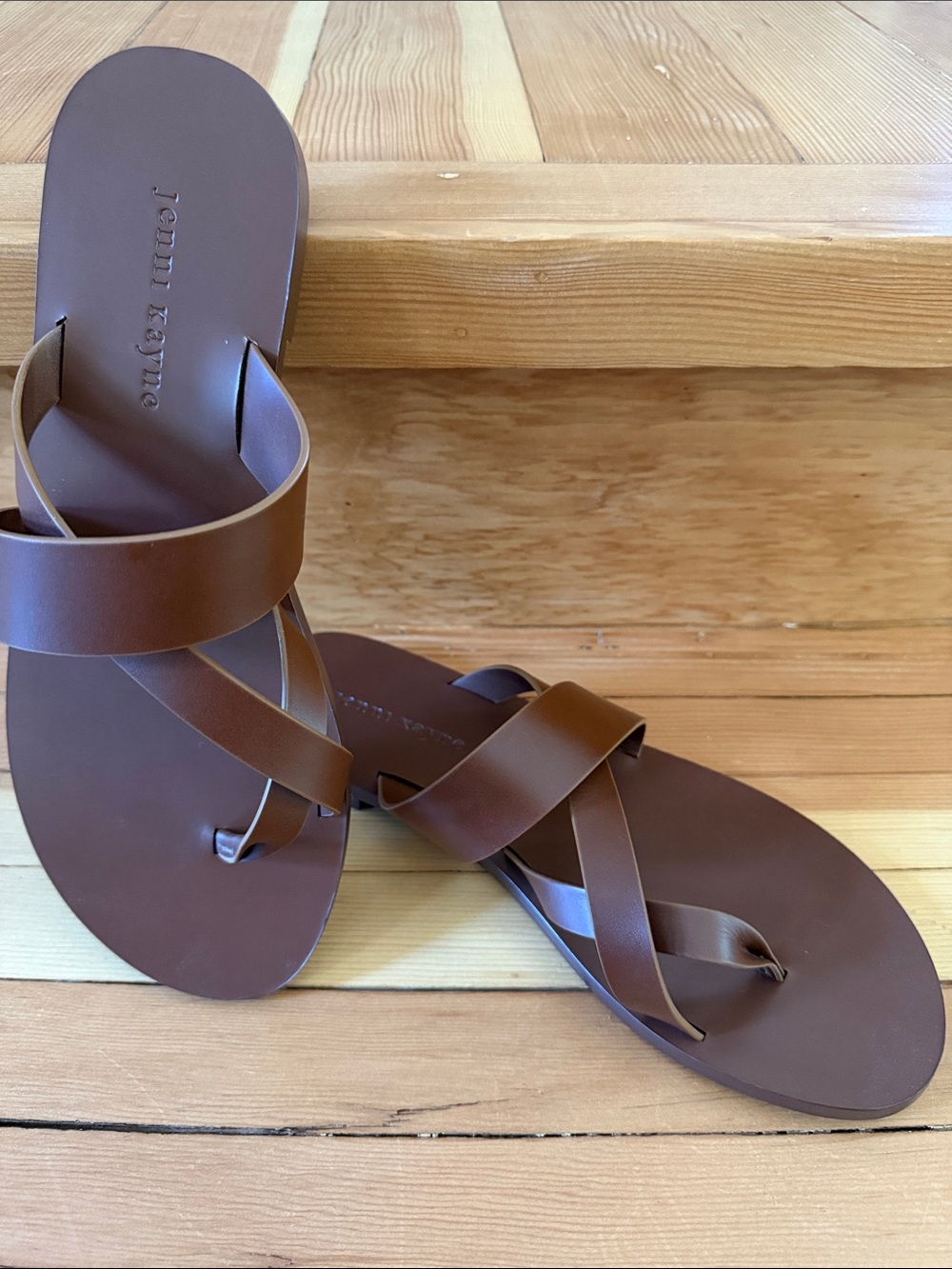 🆕Jenni Kayne Scarlett Leather Sandals in Saddle size 40 - Picture 9 of 9